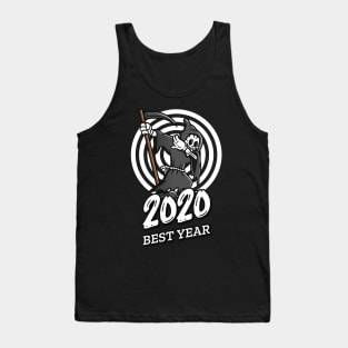 2020 best year - dabbing grim reaper Tank Top